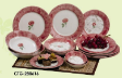 Dinner Sets and Tea Sets - Damask Flower 280616